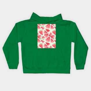 Watermelon slices pattern Kids Hoodie